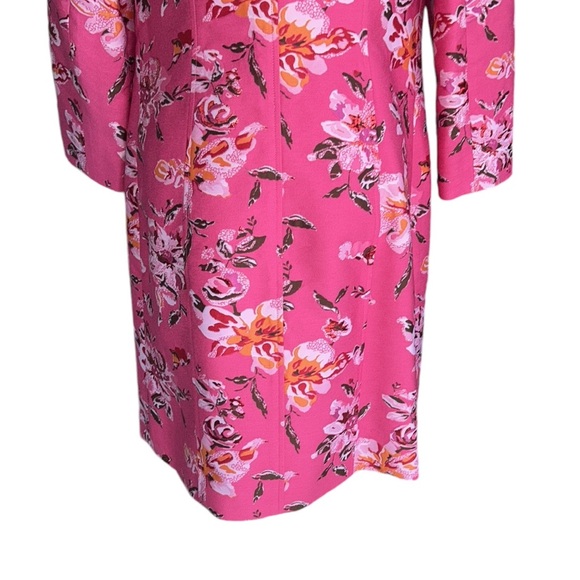 RARE Carlisle Collection Catalina Pink Jacquard Floral Jacket - 10 - Picture 13 of 16
